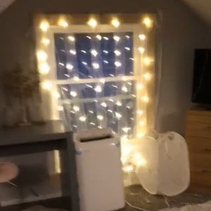 Sheer curtain lights